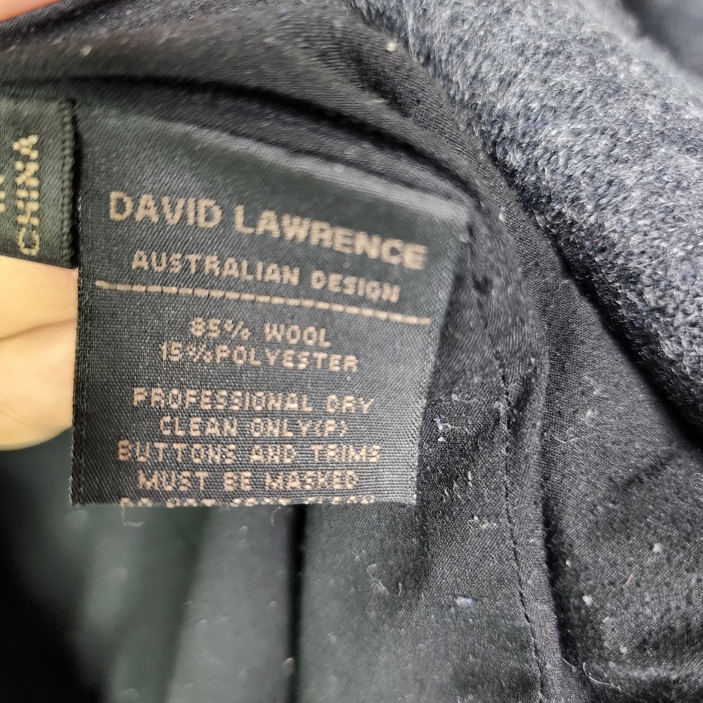 David Lawrence Size 12 light grey 85% wool blazer - Picture 10 of 12